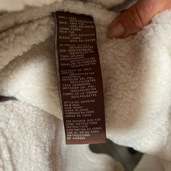 Koolaburra by Ugg Faux Suede Hooded Coat w/Sherpa Trims Women’s Size XL-NWT - Picture 7 of 9